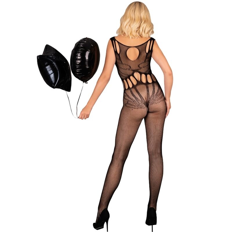 Alternative view of LIVCO CORSETTI FASHION - AMAHIL BODYSTOCKING CROTCHLESS BLACK ONE SIZE