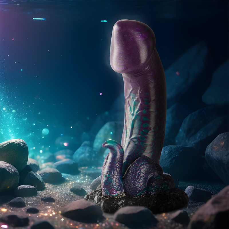 Alternative view of EPIC - BASILISK DILDO DOUBLE SCALY PLEASURE SMALL SIZE