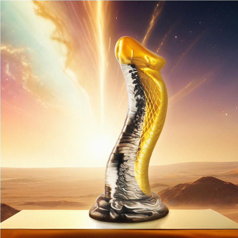 Alternative view of EPIC - DRAKON DILDO YELLOW COBRA