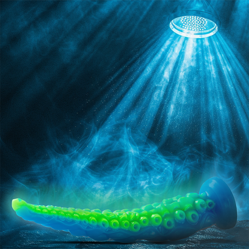 Alternative view of EPIC - SCYLLA FLUORESCENT THIN TENTACLE DILDO LARGE SIZE
