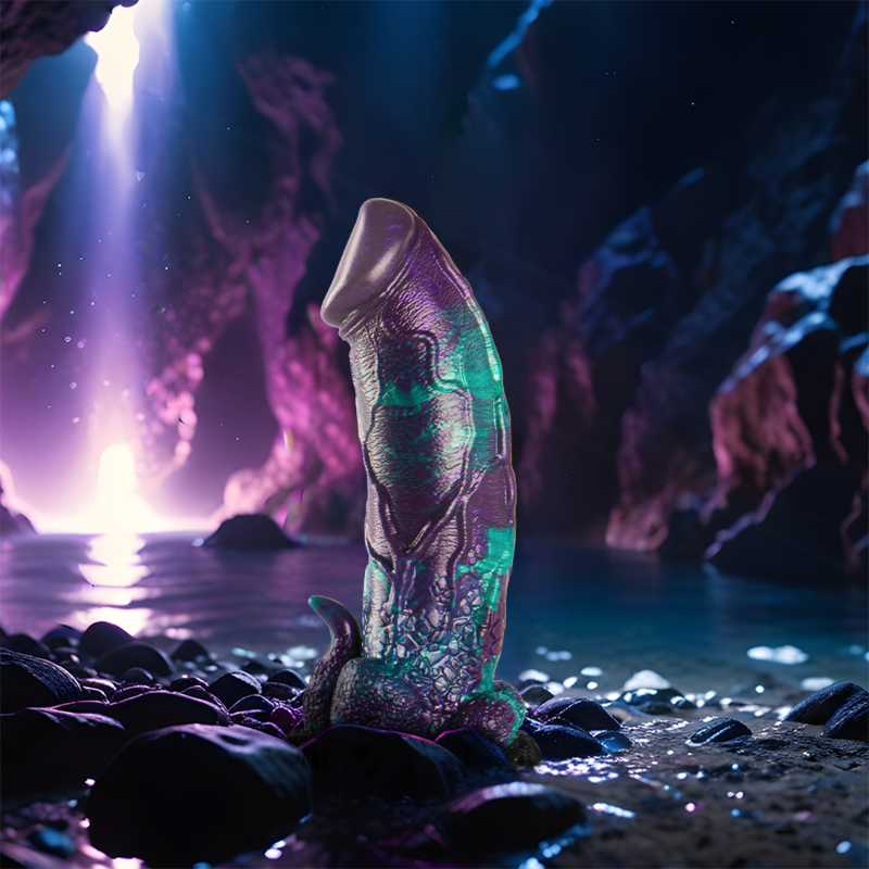 Alternative view of EPIC - BASILISK DILDO DOUBLE SCALY PLEASURE BIG SIZE