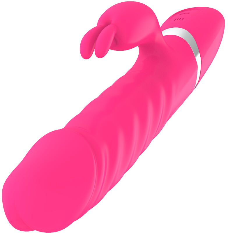 Alternative view of ARMONY - NASTY FUCHSIA RABBIT VIBRATOR DILDO