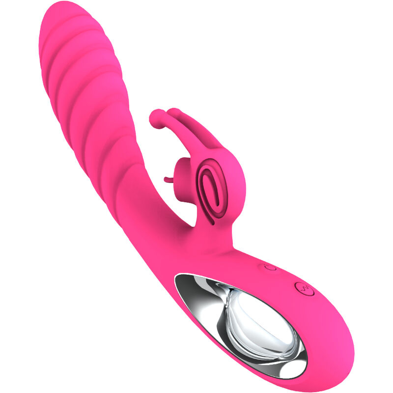 Alternative view of ARMONY - VICKY RABBIT VIBRATOR WITH FUCHSIA PULL RING TONGUE