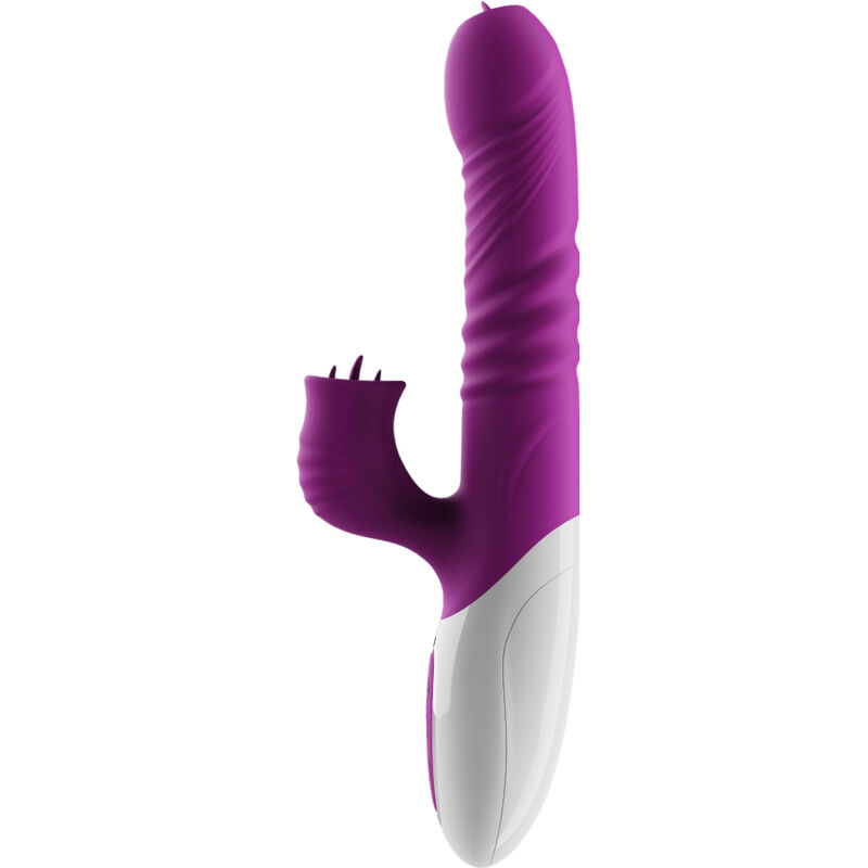 Alternative view of ARMONY - DOUBLE TONGUE VIBRATOR  THRUSTING VIOLET HEAT EFFECT