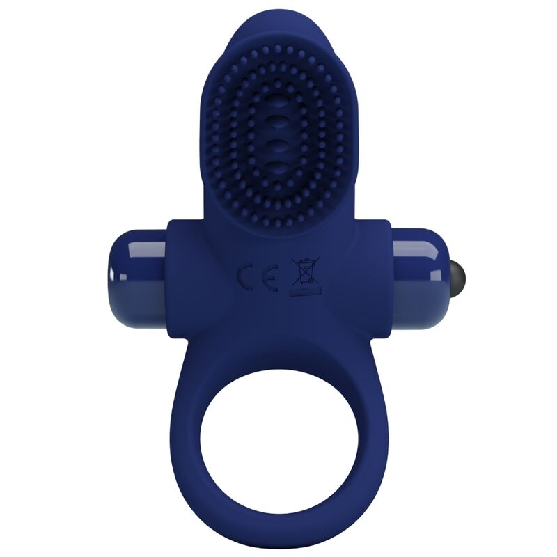 Alternative view of PRETTY LOVE - PALLE RING WITH VIBRATION BLUE