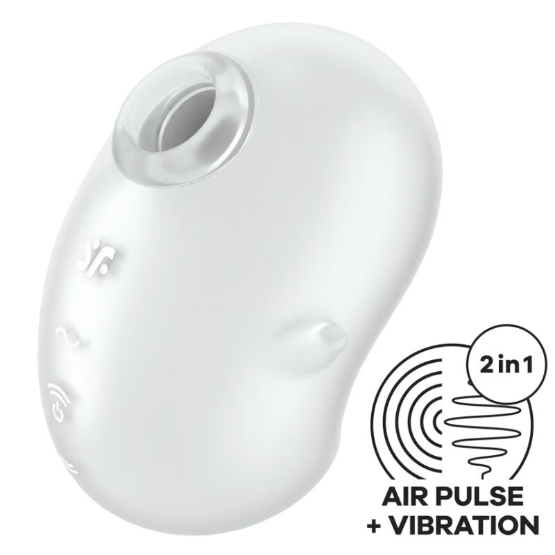 Alternative view of SATISFYER - CUTIE GHOST LAY-ON VIBRATOR WHITE