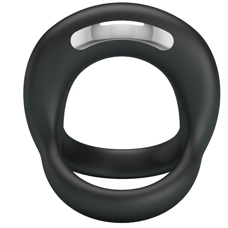 Alternative view of PRETTY LOVE - ELLIOTT  BLACK VIBRATOR RING