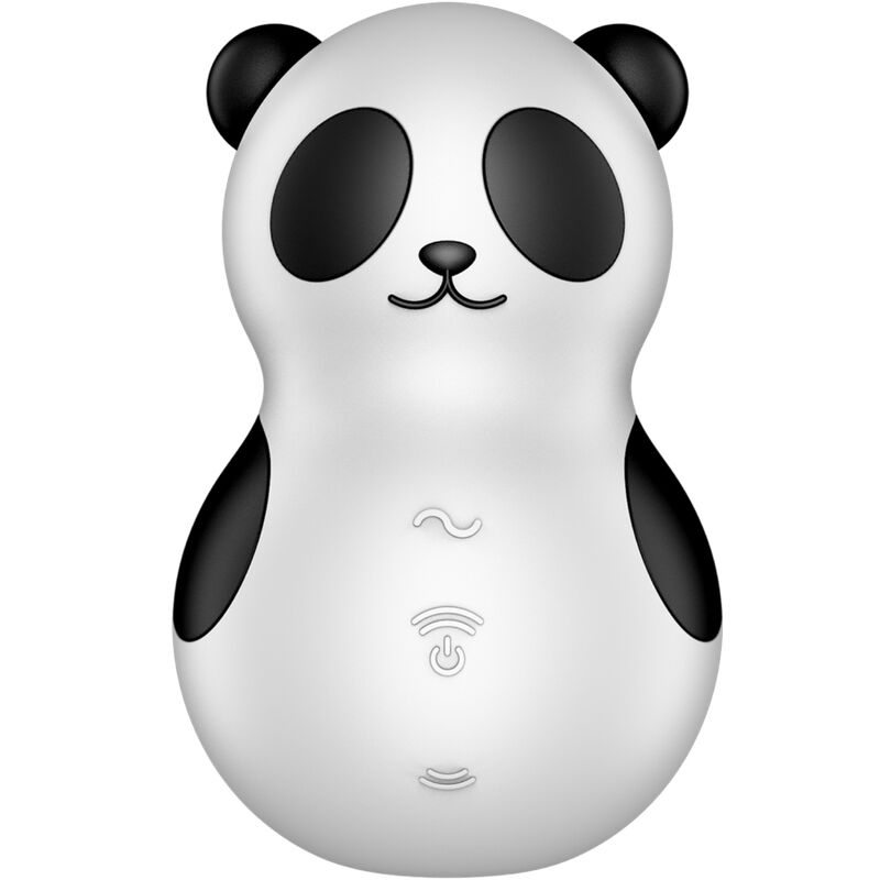 Alternative view of SATISFYER - POCKET PANDA STIMULATOR  VIBRATOR BLACK AND WHITE