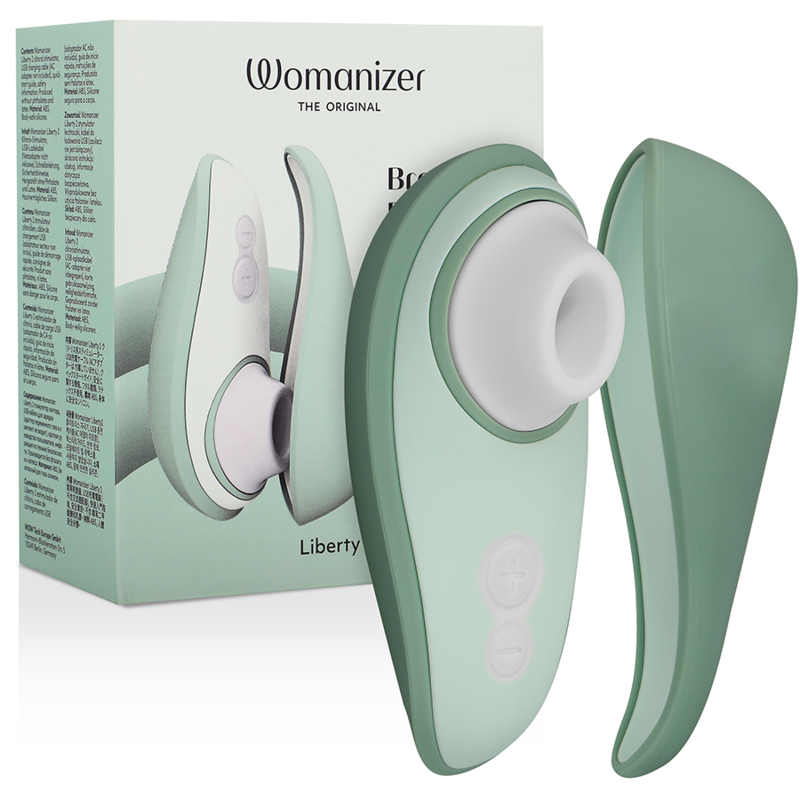 WOMANIZER - LIBERTY 2 CLITORIS STIMULATOR SUCTION LIGHT GREEN
