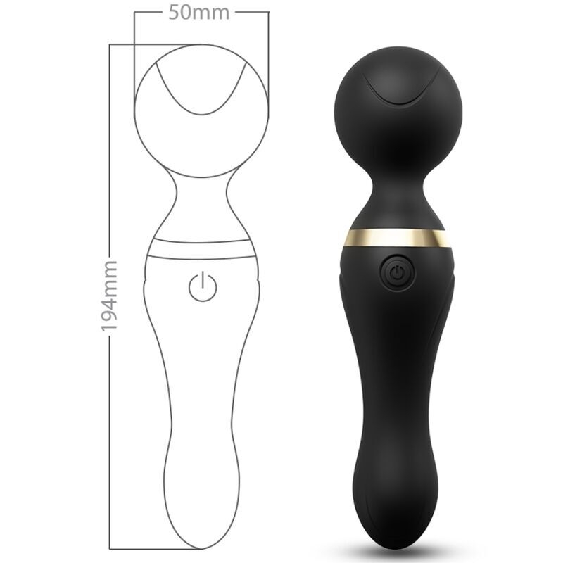 Alternative view of ARMONY - FREEZA MASSAGER  VIBRATOR SUPER FLEXIBLE HEAD BLACK