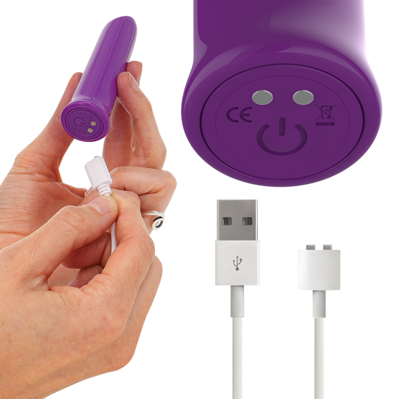 Alternative view of INTENSE - TODRICK VIOLET CLITORAL STIMULATING BULLET
