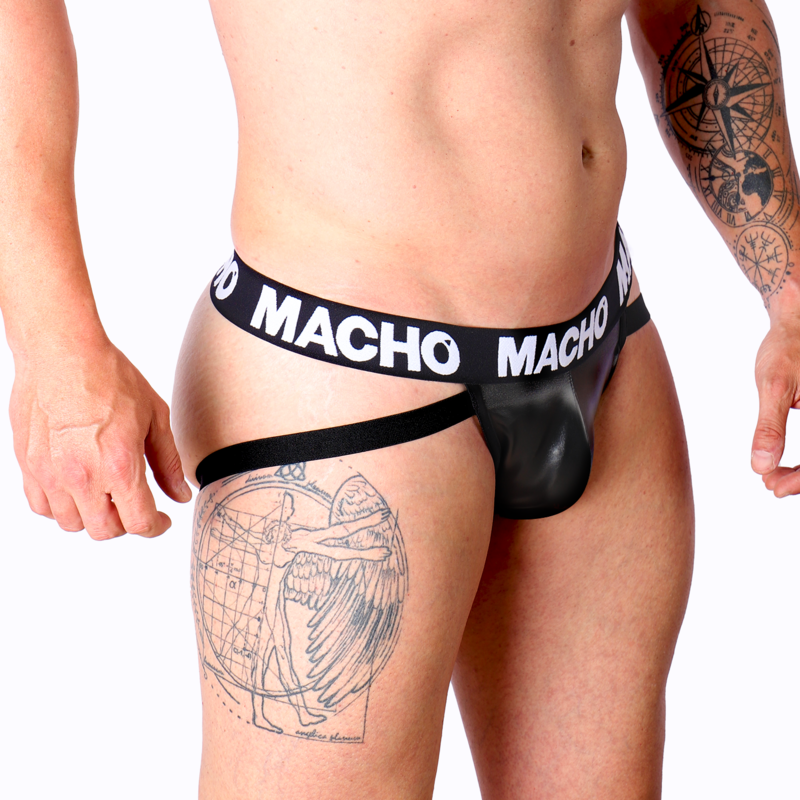 Alternative view of MACHO - MX25NC JOCK BLACK LEATHER S