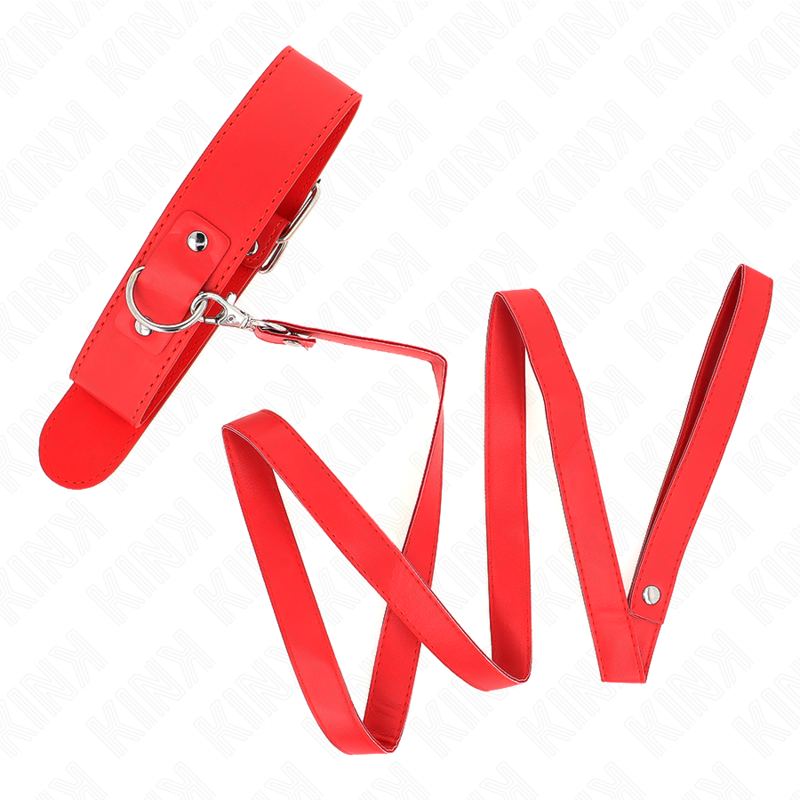 Alternative view of KINK - NECKLACE WITH BELT 116 CM ROJO STRAP ADJUSTABLE 32-50 CM X 8 CM