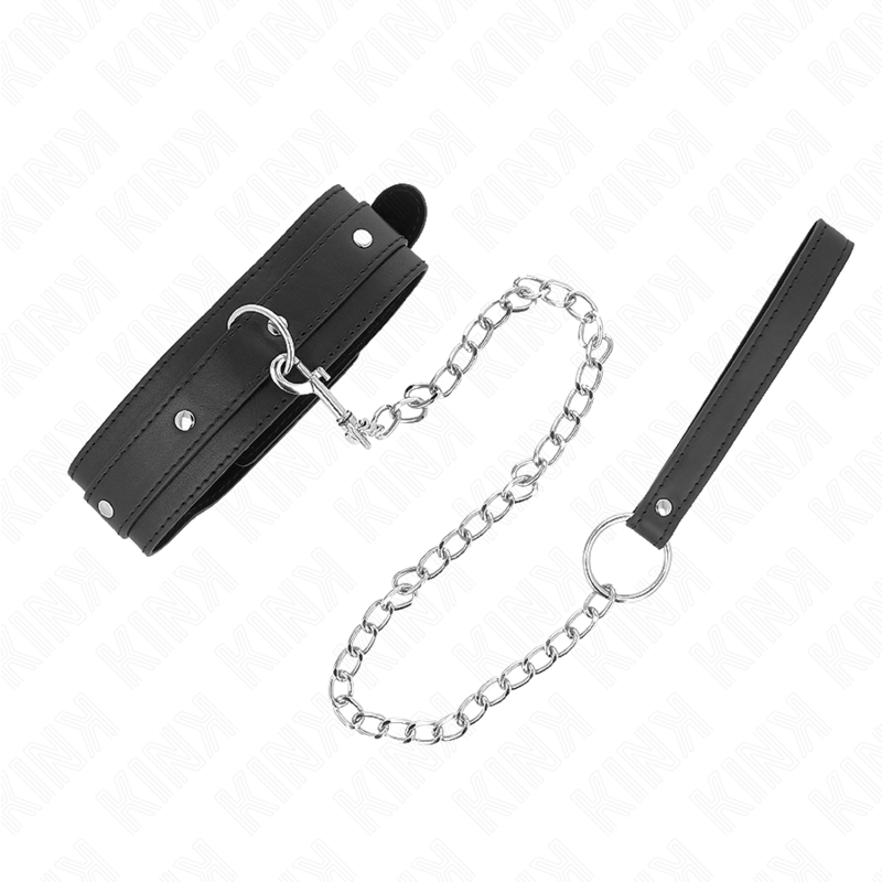 Alternative view of KINK - NECKLACE WITH LEASH 65 CM 1 RING ADJUSTABLE 38-49 CM X 5 CM