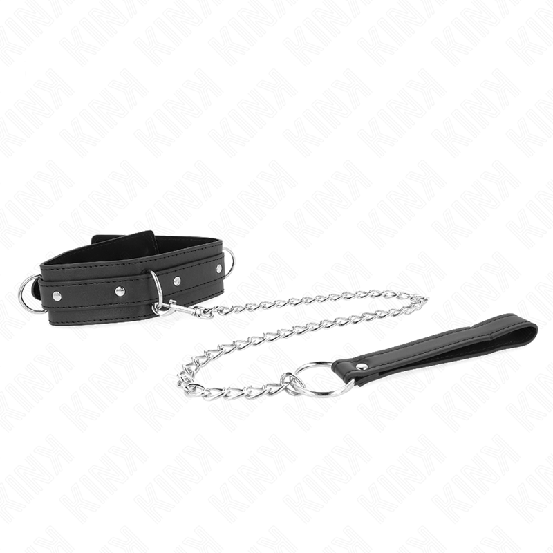 Alternative view of KINK - NECKLACE WITH LEASH 65 CM 3 RING MODEL 1 ADJUSTABLE 38-49 CM X 5 CM