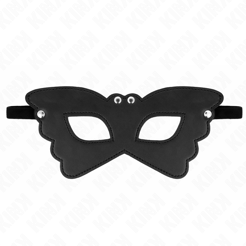 Alternative view of KINK - BUTTERFLY SHAPED LEATHERETTE MASK 20 x 9 CM