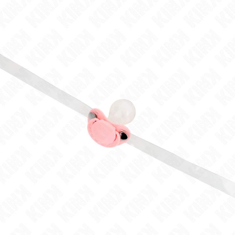 Alternative view of KINK - PINK PACIFIER SHAPED GAG 5.5 x 4 CM ADJUSTABLE 43-60 CM