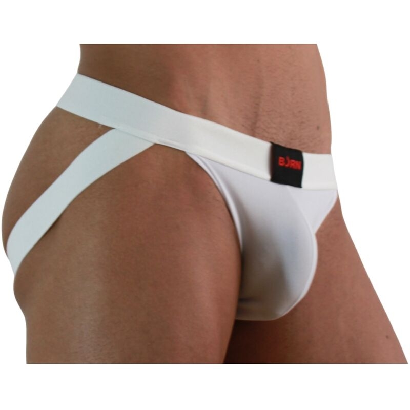 Alternative view of BURN - 007 JOCK LYCRA WHITE S