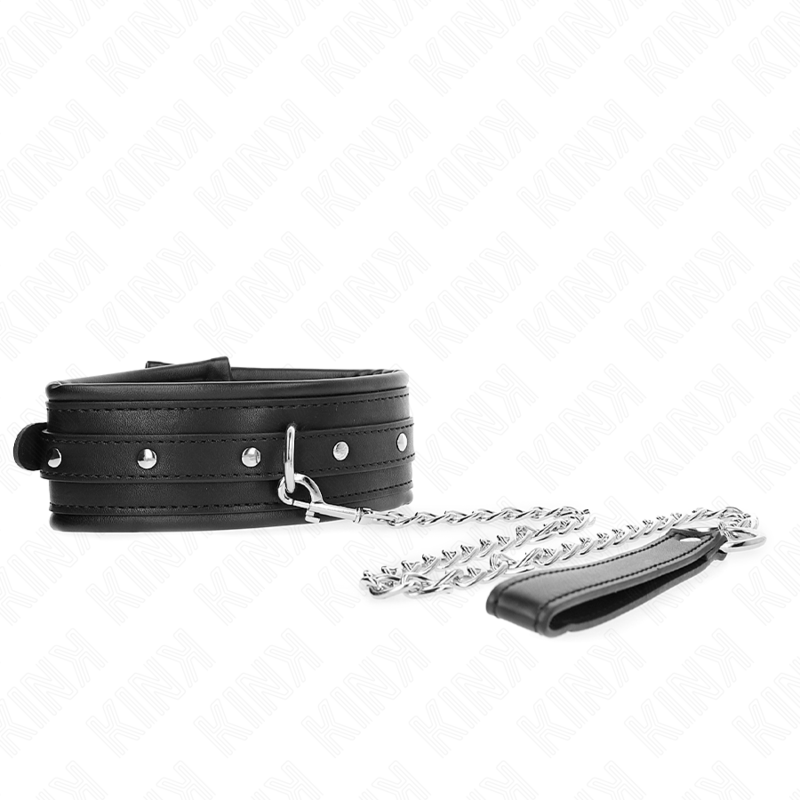 Alternative view of KINK - NECKLACE WITH SHINY BUCKLE STRAP 65 CM 48.5 CM X 5.3 CM