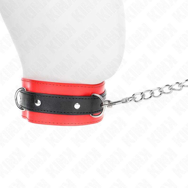 Alternative view of KINK - COLLAR WITH BELT 65 CM WITH STRAP RED 54 X 4.5 CM
