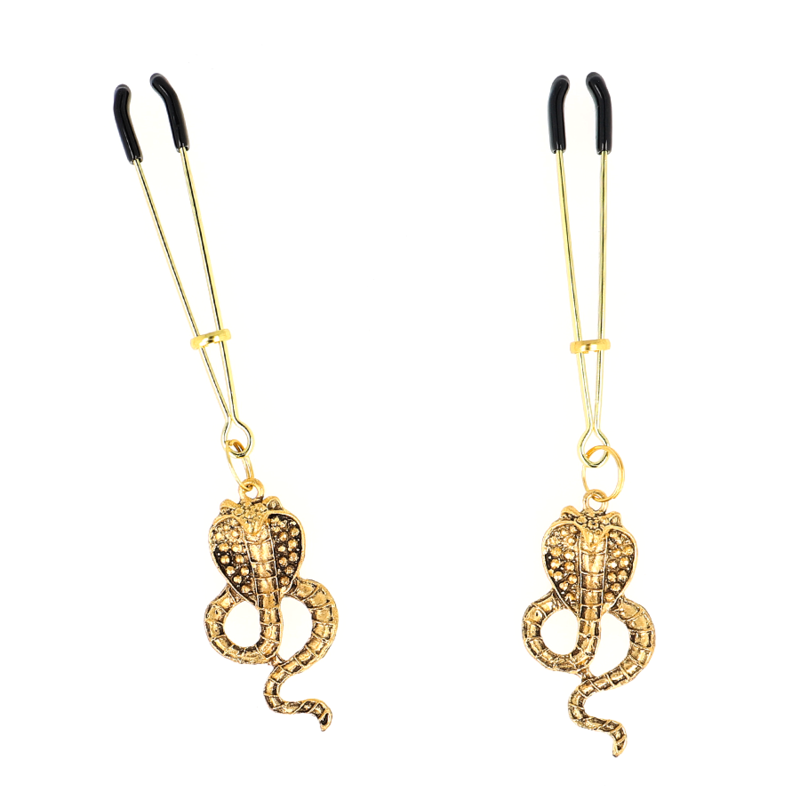 Alternative view of KINK - COBRA PENDANT NIPPLE CLAMPS 6 CM