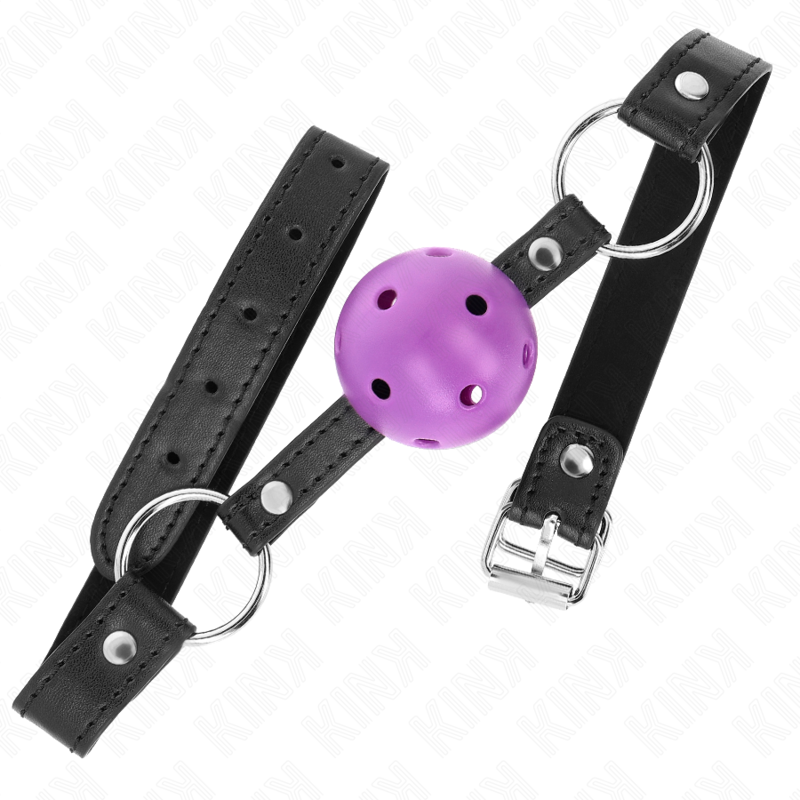 Alternative view of KINK - HOLLOW HARD PURPLE BALL 4.5 CM GAG 63.5 X 2 CM