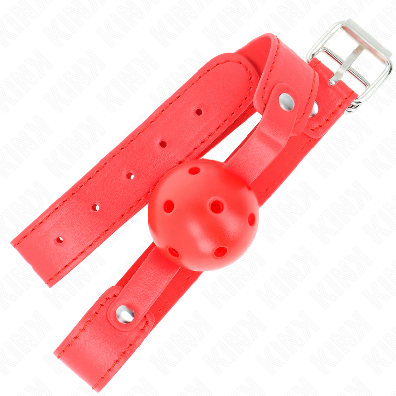 Alternative view of KINK - RED BREATHABLE BALL 4.5 CM GAG 65 x 2.5 CM