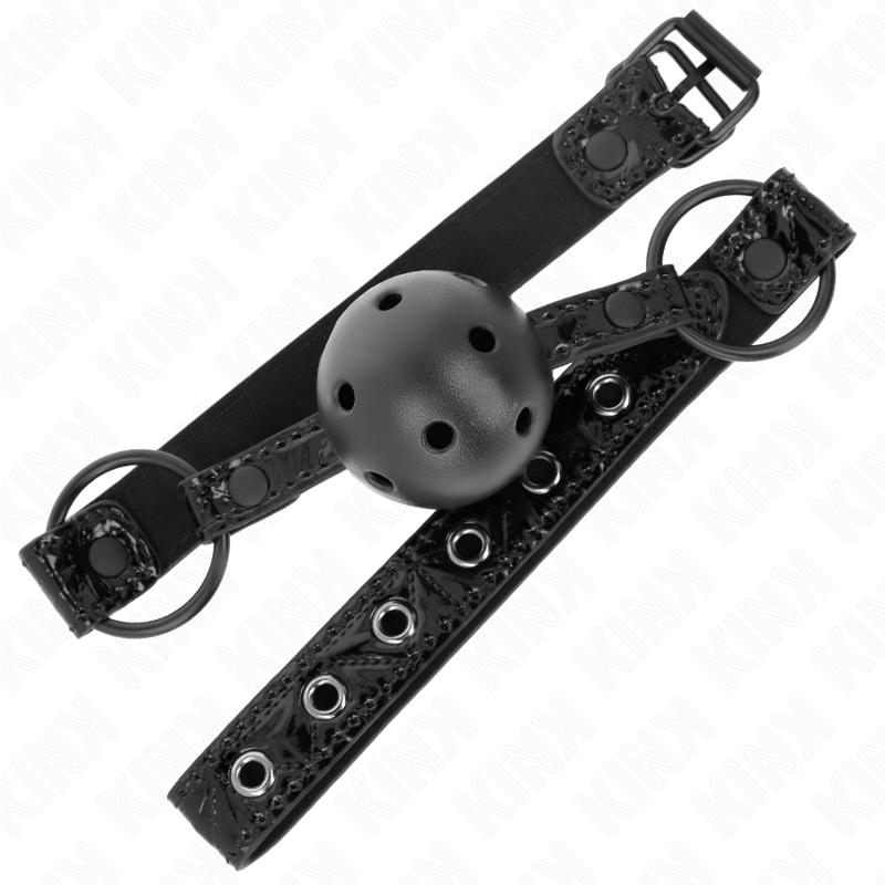 Alternative view of KINK - DIAMOND PATTERN BALL 4.5 CM GAG MODEL 3 64.5 CM ADJUSTABLE 42-60 CM