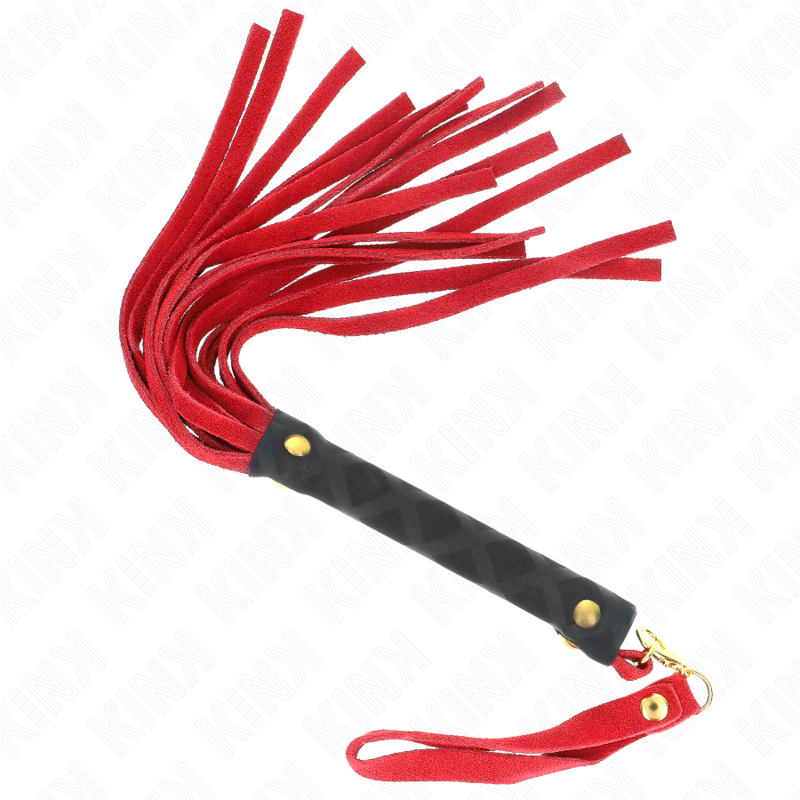 Alternative view of KINK - RED SUEDE MINI WHIP 30 CM