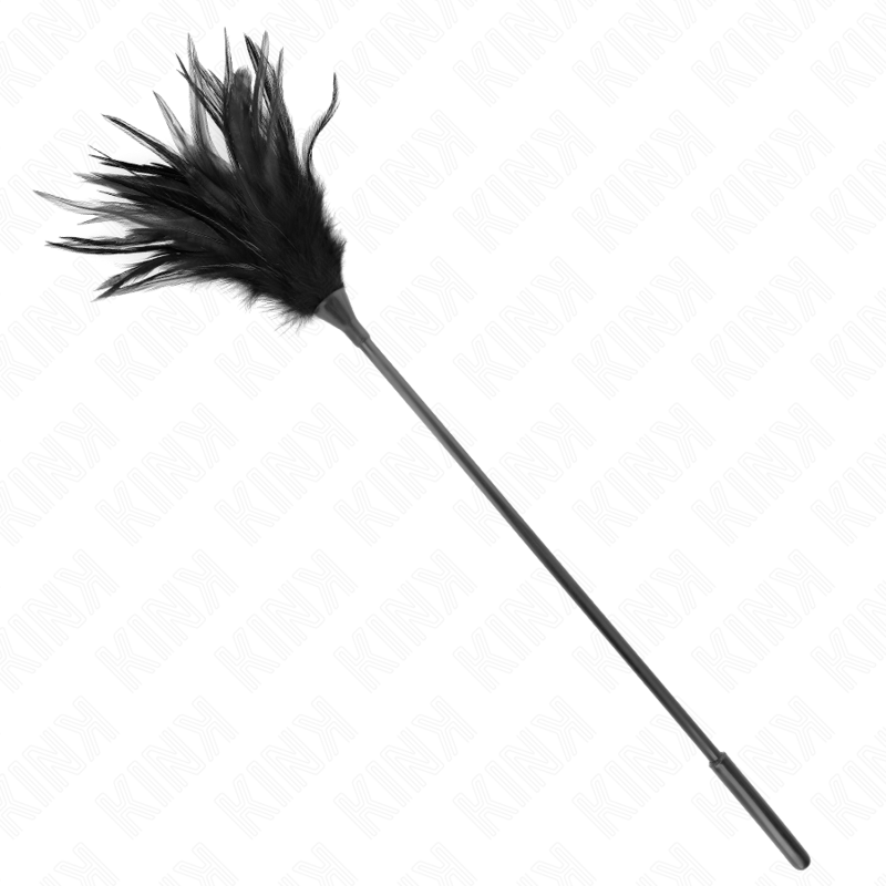 Alternative view of KINK - MULTIPLE BLACK TICKLE FEATHERS 45 CM