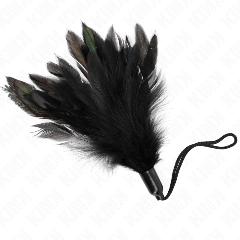 Alternative view of KINK - TICKLE FEATHERS WITH ROPE HANDLE PLASTIC BASE 15 CM