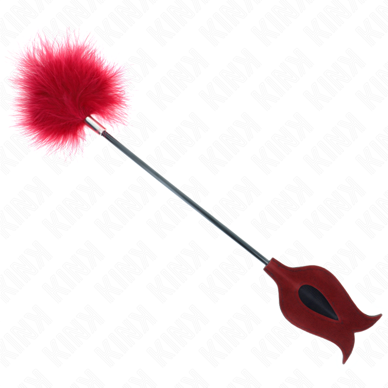 Alternative view of KINK - TICKLE FEATHERS WITH ROSE-SHAPED PADDLE 8 CM