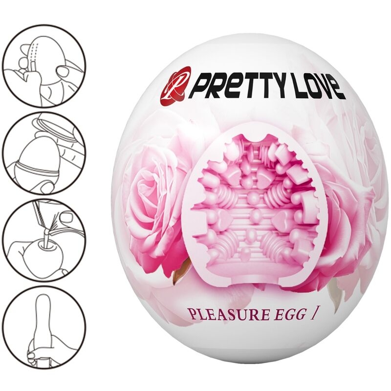 Alternative view of PRETTY LOVE - MALE MASTURBATOR EGG PINK