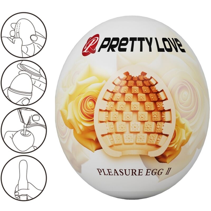Alternative view of PRETTY LOVE - MALE MASTURBATOR EGG FLESH