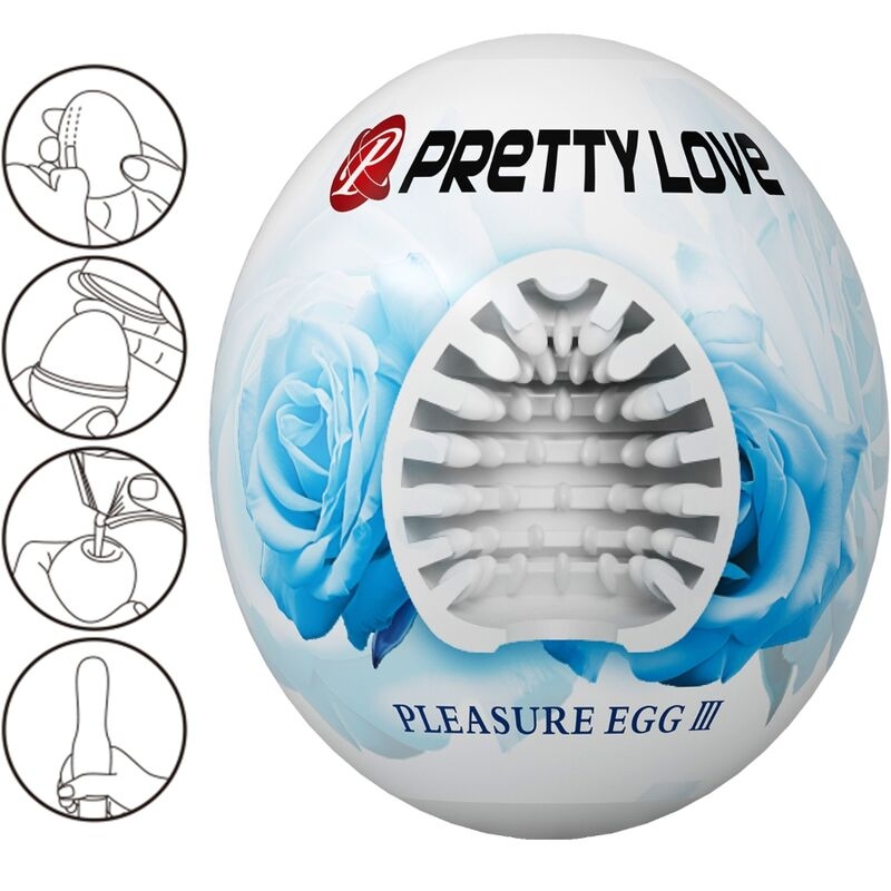 Alternative view of PRETTY LOVE - MALE MASTURBATOR EGG WHITE
