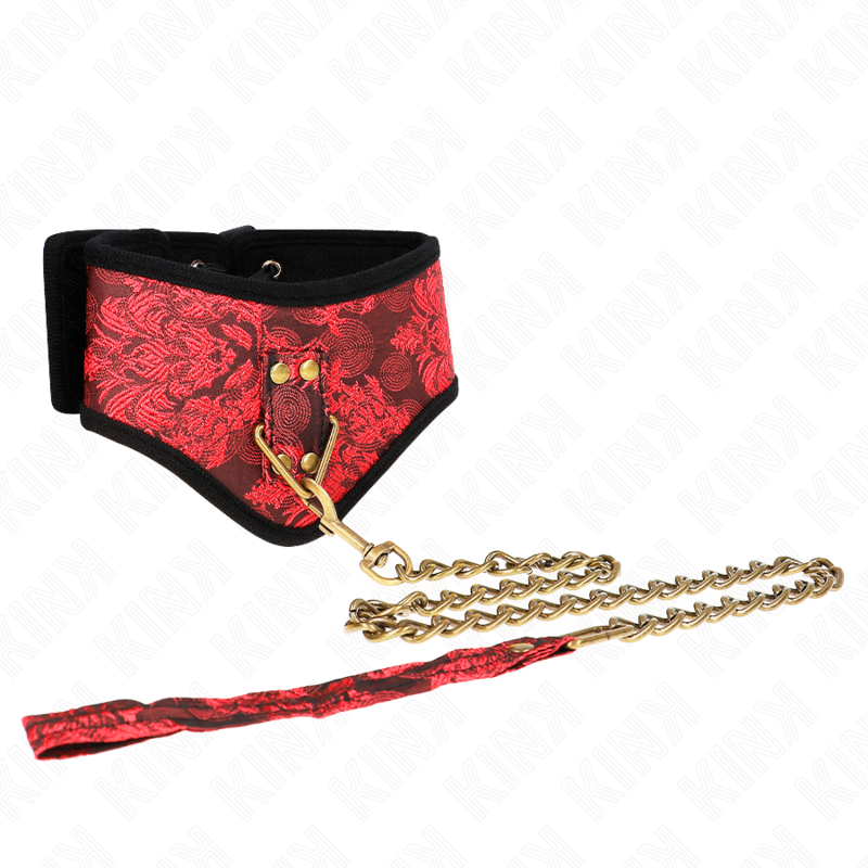 Alternative view of KINK - SCANDAL MODEL NECKLACE WITH LACE STRAP 75 CM 44 X 10 CM