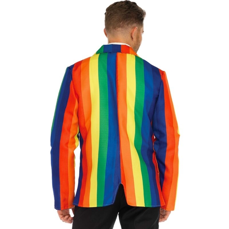 Alternative view of LEG AVENUE - BLAZER + TIE RAINBOW S