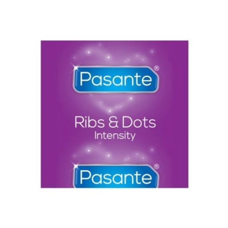 Alternative view of PASANTE - RIBS  DOTS INTENSITY CONDOMS 144 UNITS