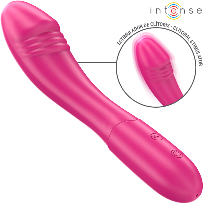 Alternative view of INTENSE - BELINDA VIBRATOR 19 CM FLEXIBLE 10 VIBRATIONS PINK