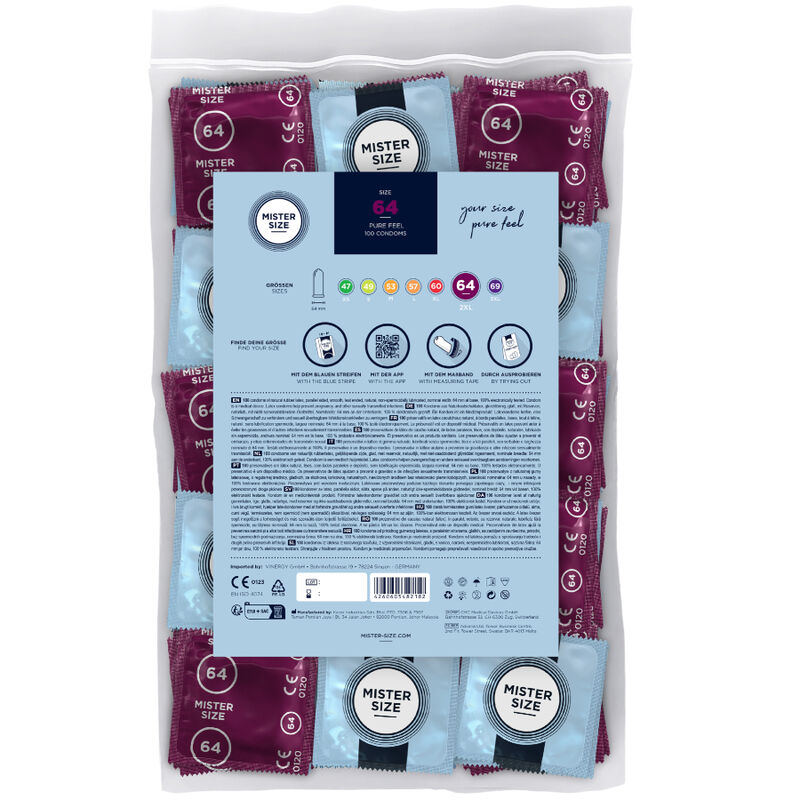 Alternative view of MISTER SIZE - CONDOMS SIZE XXL 64 MM (100 UNITS)