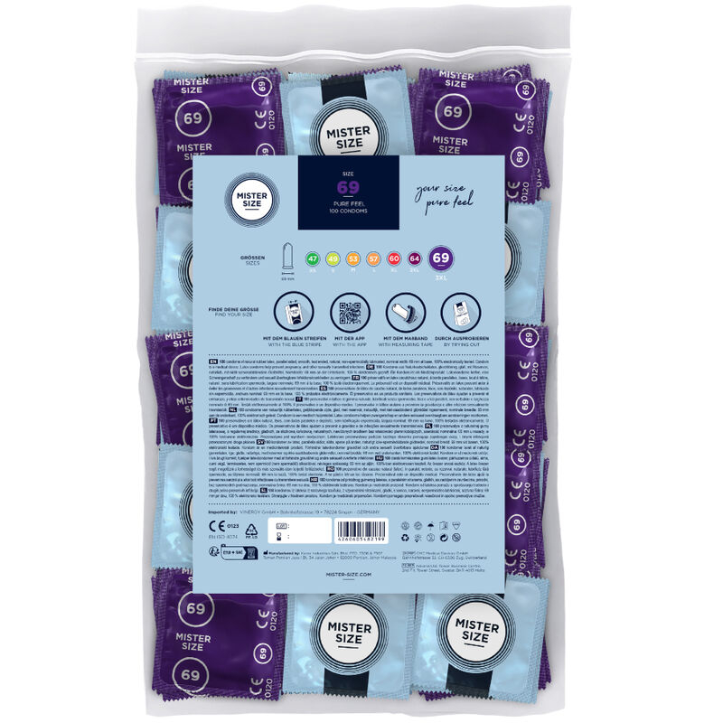 Alternative view of MISTER SIZE - CONDOMS SIZE XXXL 69 MM (100 UNITS)