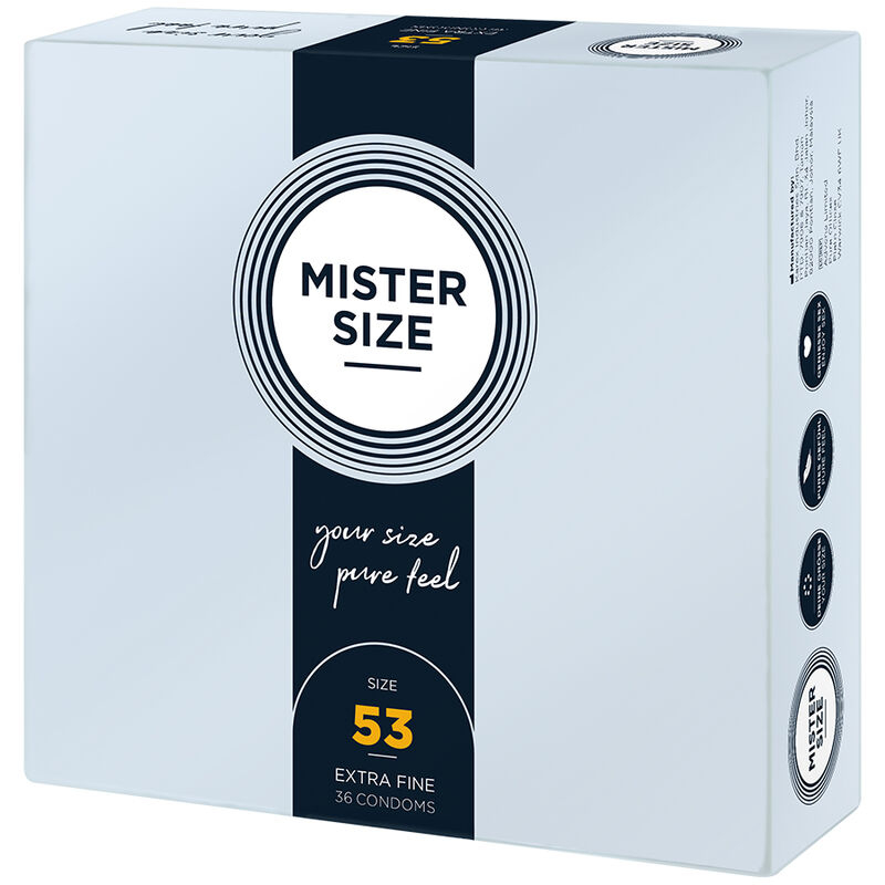 Alternative view of MISTER SIZE - CONDOM SIZE M 53 MM (36 UNITS)