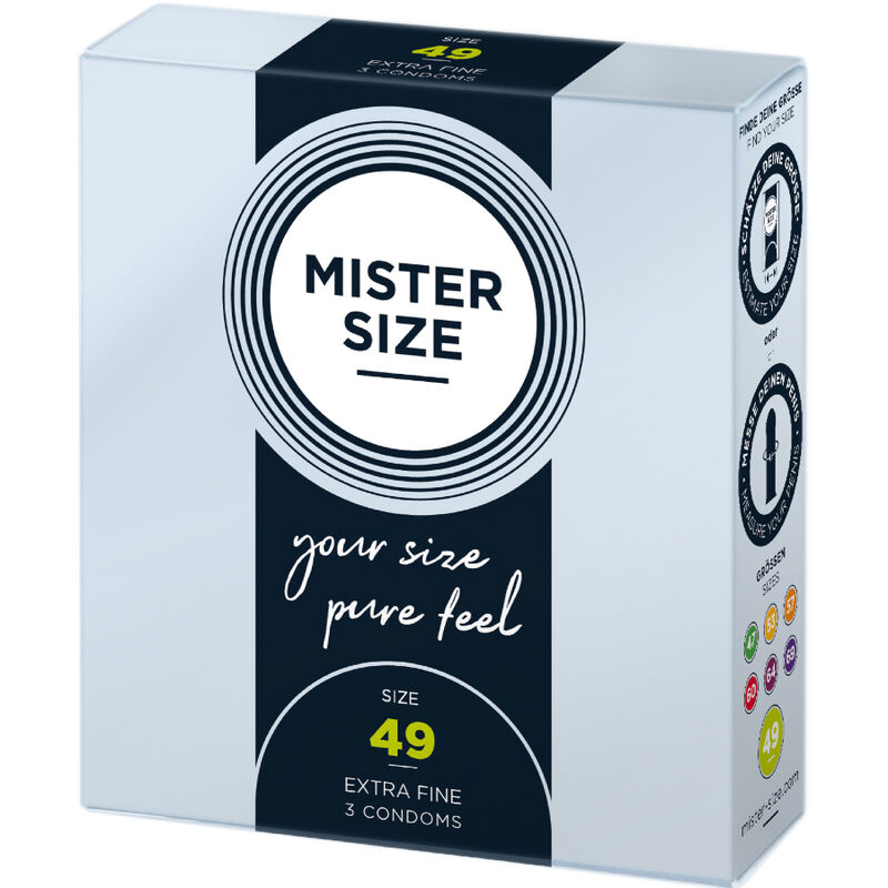 Alternative view of MISTER SIZE - CONDOM SIZE S 49 MM (3 UNITS)