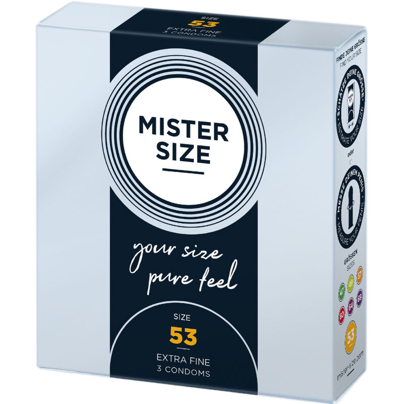 Alternative view of MISTER SIZE - CONDOM SIZE M 53 MM (3 UNITS)
