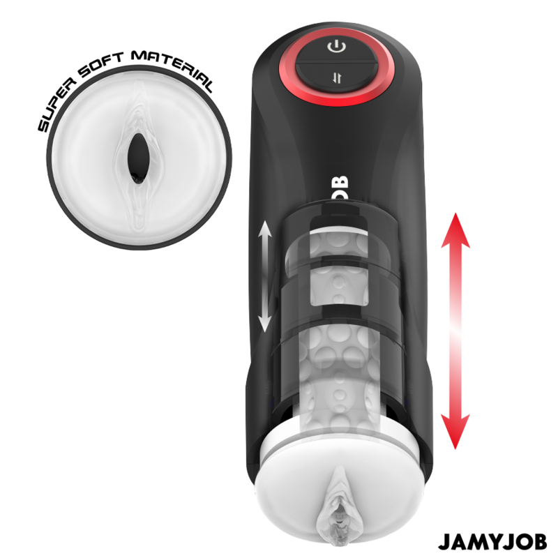 Alternative view of JAMYJOB - GRAVITY AUTOMATIC VAGINA MASTURBATOR 5 THRUSTING MODES AND SOUND EFFECT