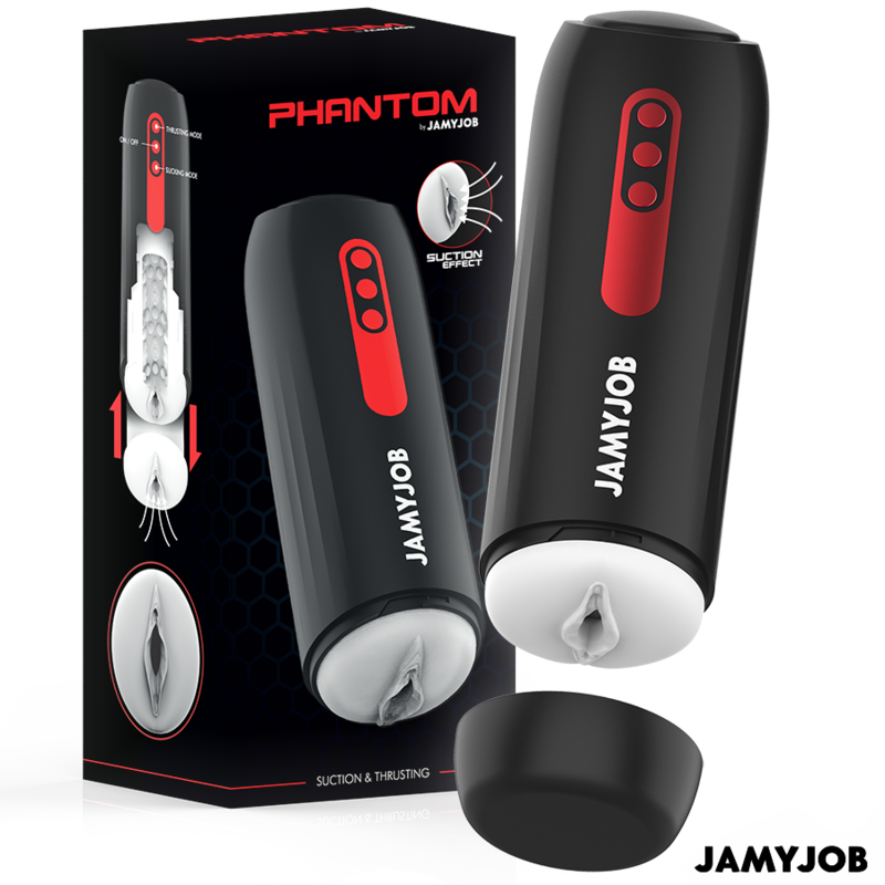 Alternative view of JAMYJOB - PHANTOM AUTOMATIC VAGINA MASTURBATOR 5 SUCTION AND THRUST MODES