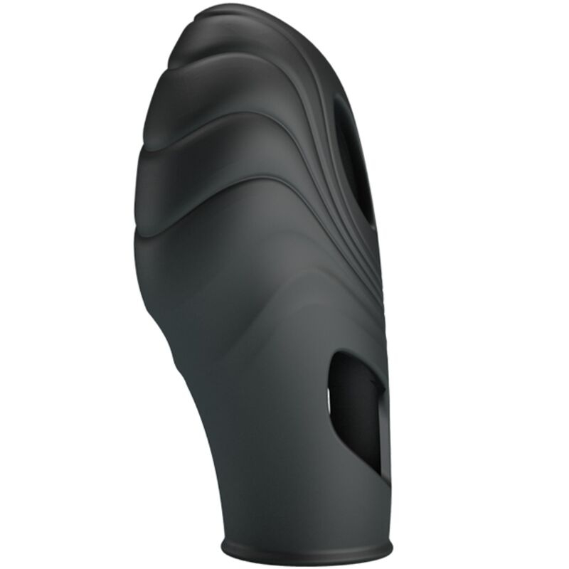 Alternative view of PRETTY LOVE - LICH SILICONE FINGER VIBRATOR BLACK