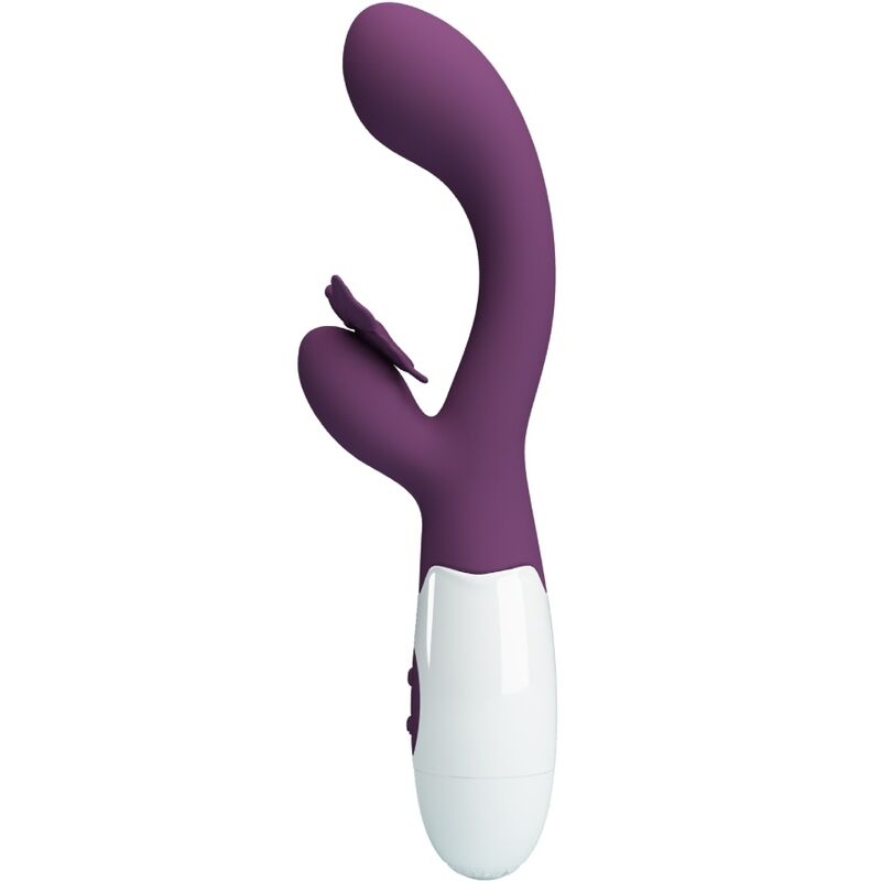 Alternative view of PRETTY LOVE - BUTTERFLY KISS RABBIT VIBRATOR  G-SPOT STIMULATOR PURPLE