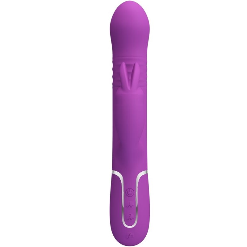 Alternative view of PRETTY LOVE - COALE 4 IN 1 MULTIFUNCTION RABBIT VIBRATOR  PURPLE