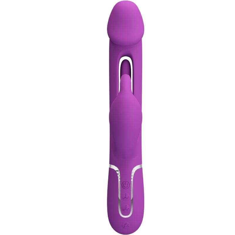 Alternative view of PRETTY LOVE - KAMPAS 3 IN 1 MULTIFUNCTION RABBIT VIBRATOR  PURPLE